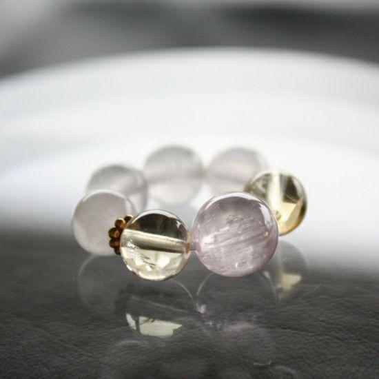 ゆにわマート　共鳴石　天然石リング　三点セット ゆにわマート 共鳴石 天然石リング 三点セット アクセサリー