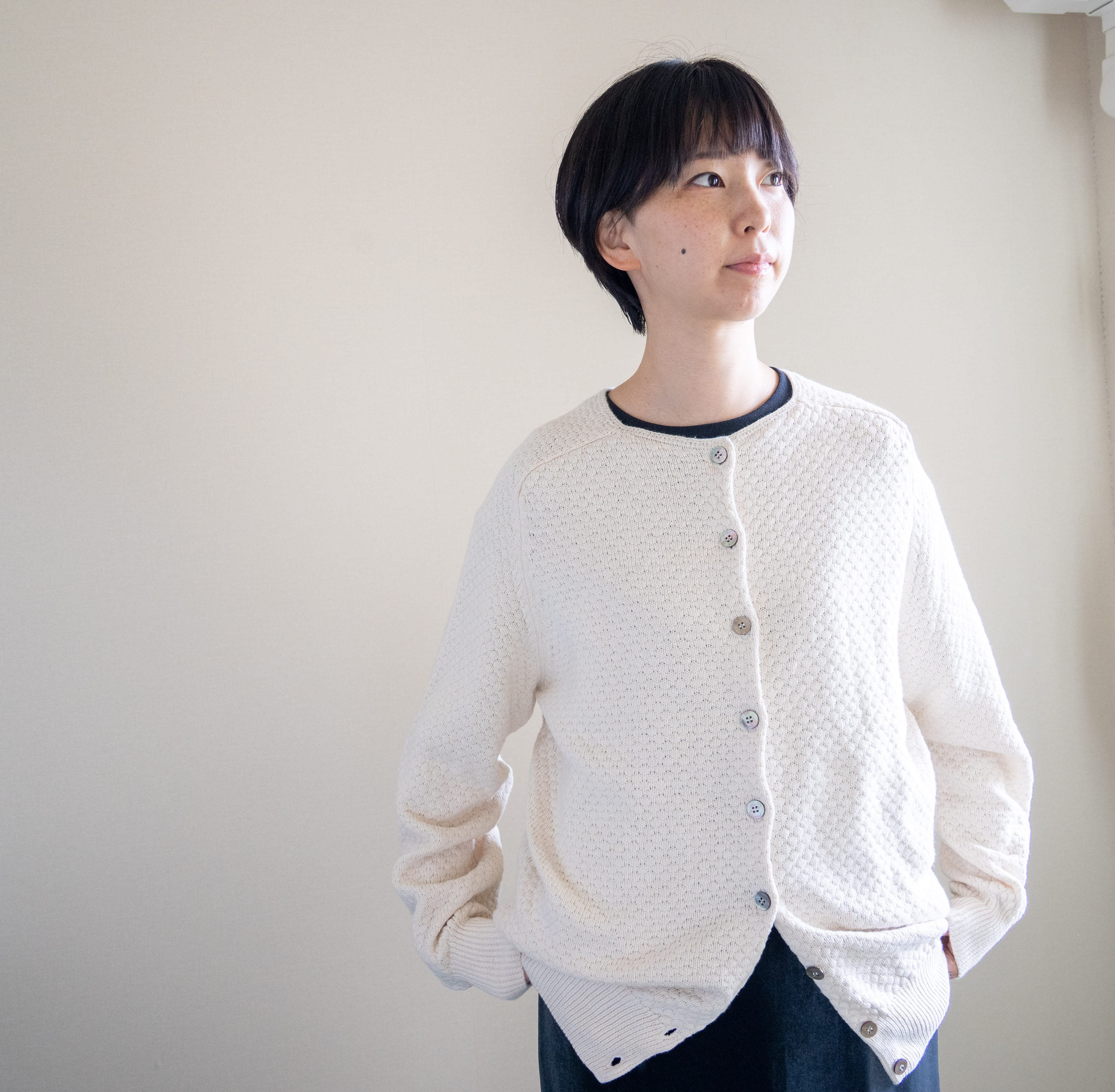かのこ編みカーディガン［ezu（旧：リップル洋品店）］ – ゆにわマート