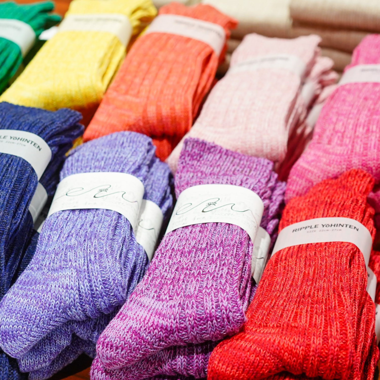 ソメイロ靴下[ezu(旧:リップル洋品店)]