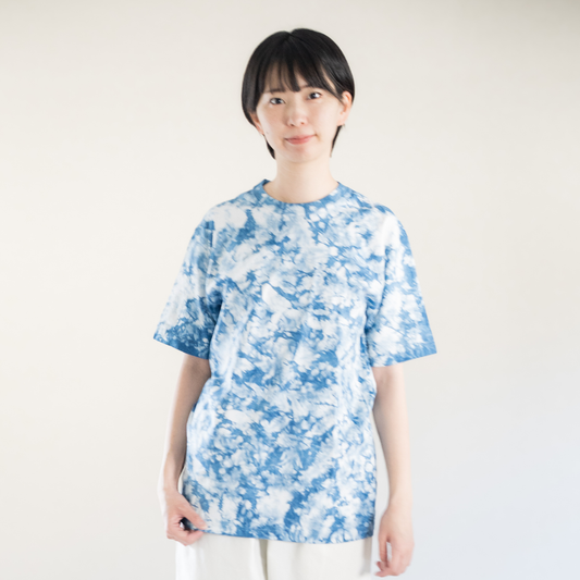 【あいわゆう籠染めTシャツ】
