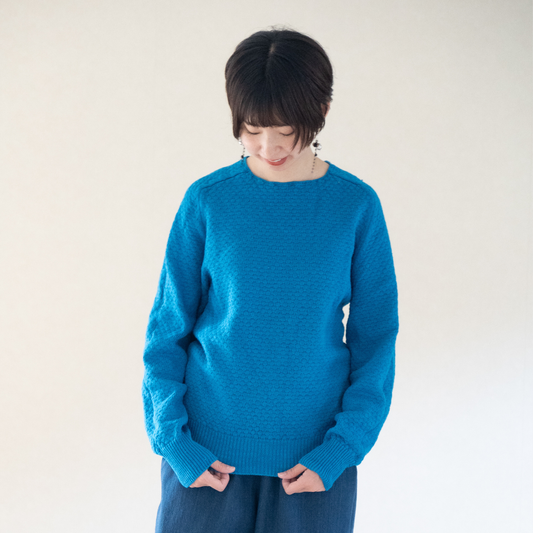 【438】かのこ編みセーター［ezu（旧：リップル洋品店）］　