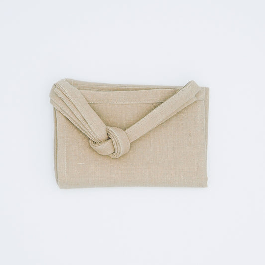 縄文の麻ふんどし(菩提樹染め)