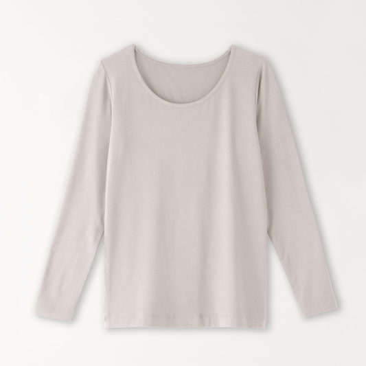 TAKEFU ソフトフィットインナー（女性用/サンドベージュ/長袖）