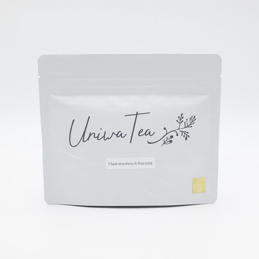 Uniwa Tea メープルストロベリー＆ローズペタル(Flaverd Tea) ミルクティー