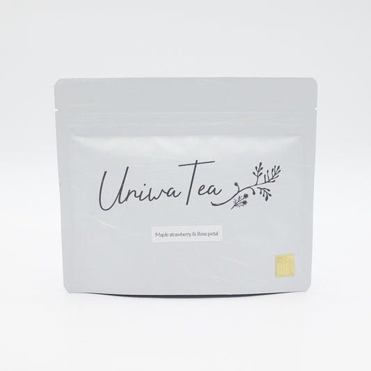 Uniwa Tea メープルストロベリー&ローズペタル(Flaverd Tea) ミルクティー