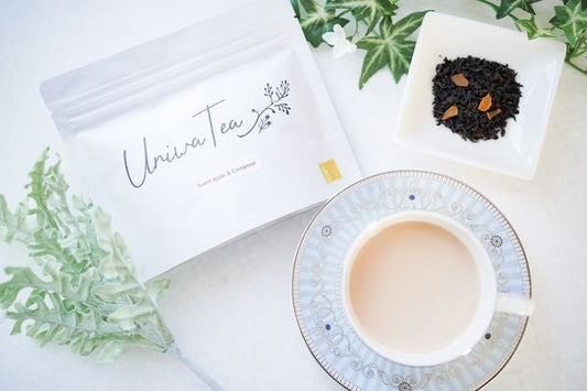 Uniwa Tea スイートアップル＆シナモン(Flaverd Tea) ミルクティー